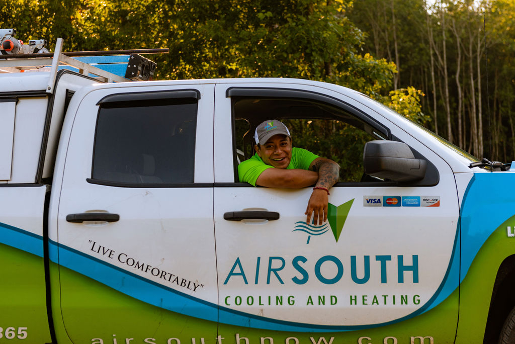 AirSouth Technician and Truck