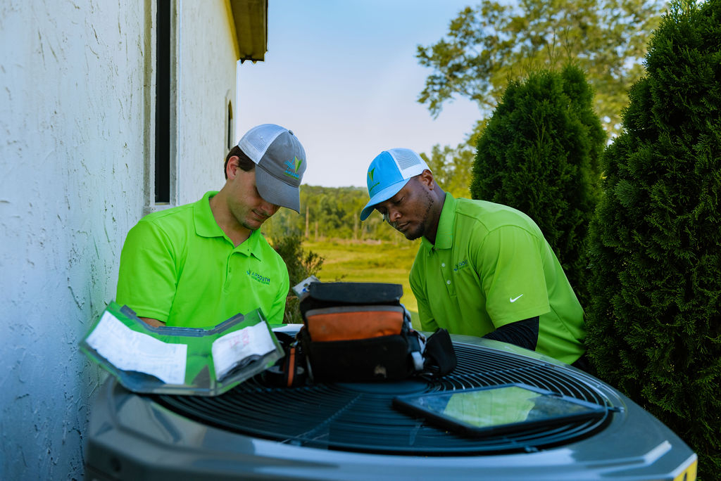 AirSouth Technicians and Air Conditioner
