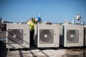 packaged-ac-units-on-commercial-rooftop